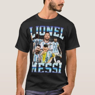 Lionel Messi T-Shirt, Vintage Football Älskare, Ar T Shirt