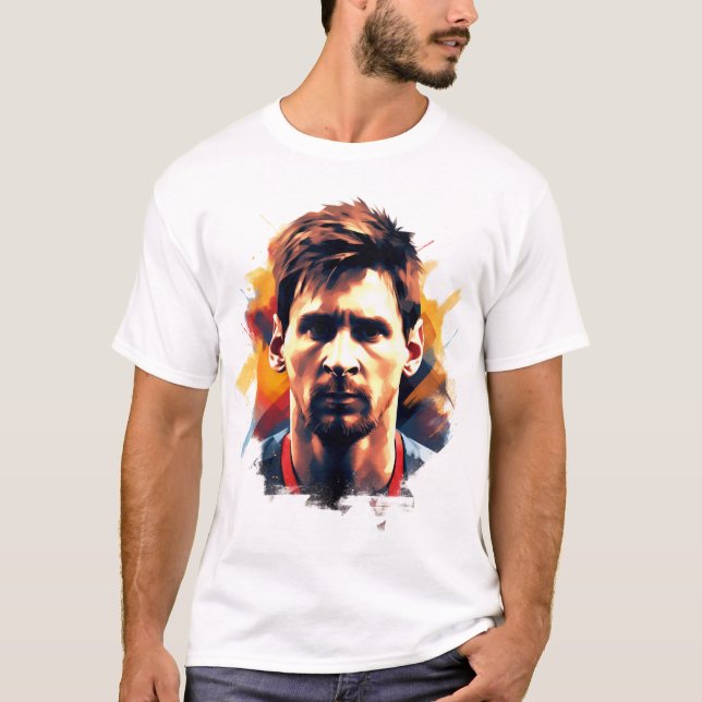 Lionel Messi T.shirts T Shirt (Framsida)