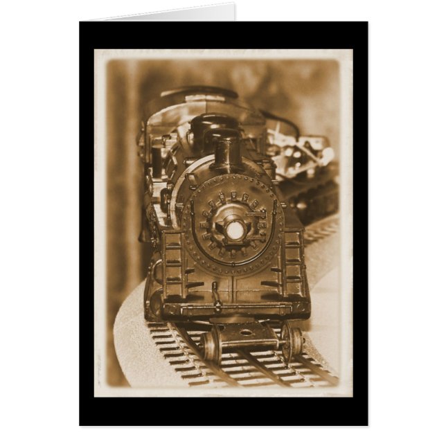 Lionel Model Tåg Hälsningskort (Framsidan)