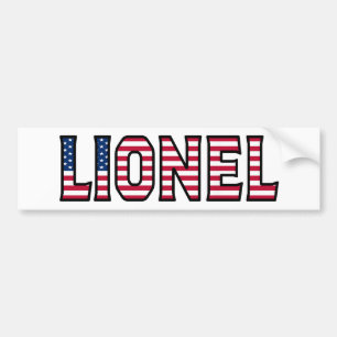 Lionel Namn Vorname USA Aufkleber Sticker Auto Bildekal