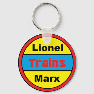 Lionel och Marx tåg Keychain Nyckelring