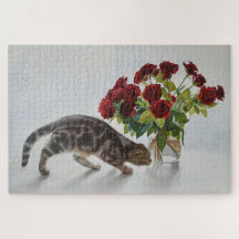 Lionel the Cat och Ro - Fine Art