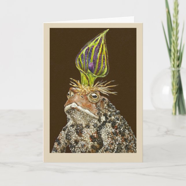 Lionel Toad-hälsningskort Kort (Framsida)