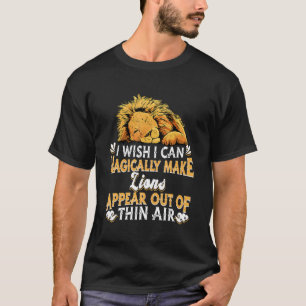 Lioness Afrika Safari Predator Pride Magician Mors T Shirt