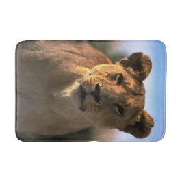 Lioness Älskare Art Badrumsmatta