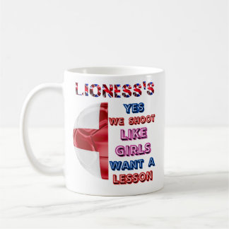 Lioness design stöder teamet kaffemugg