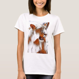 Lioness digitalt redigerad t shirt