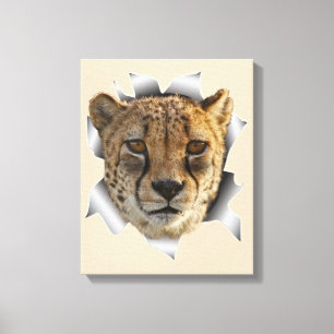 Lioness från Afrika Canvastryck