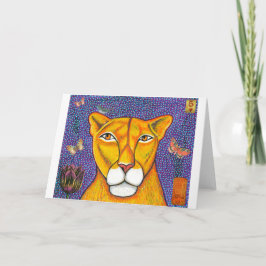 Lioness Greeting Card Helgkort