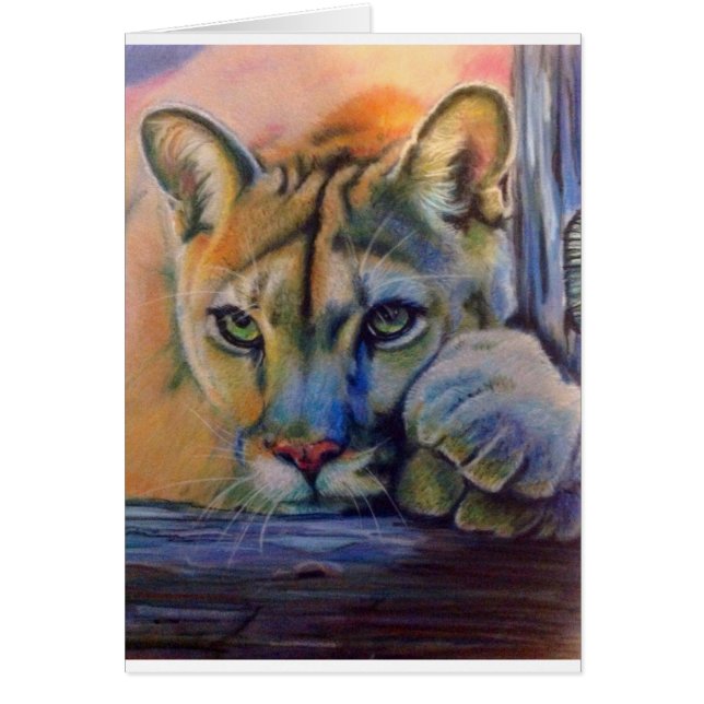 Lioness Hälsningskort (Framsidan)