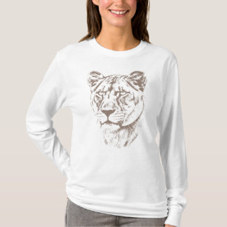 Lioness Illustration T Shirt