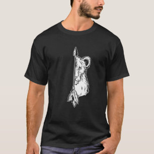 Lioness Kung Maka Kärlek Vild Animal Natur Lejon C T Shirt