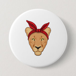 Lioness med Bandana Knapp