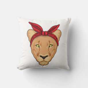 Lioness med Bandana Kudde