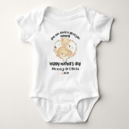 Lioness och Unge Personlig Lycklig Mors dag T Shirt