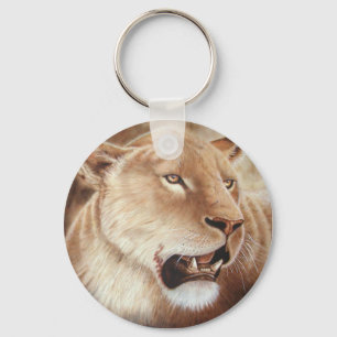 Lioness på henne döda nyckelring