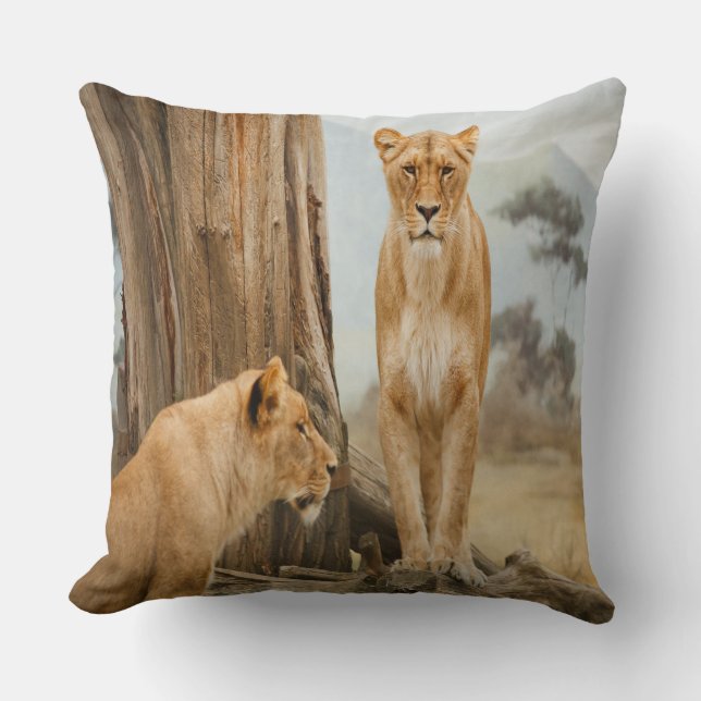 Lioness Regler Kudde (Framsida)