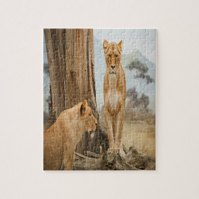 Lioness Regler Pussel (Vertikal)