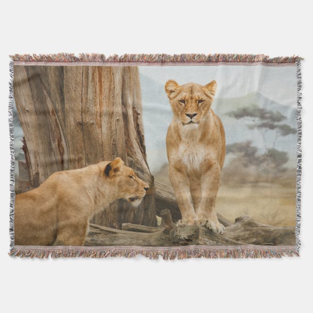 Lioness Regler Throw Blanket Filt (Framsidan)