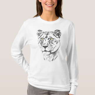 Lioness Yellow Eyes T Shirt