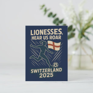 Lionesses, Hear Us Roar - Engelska kvinnokonsolen Helg Vykort