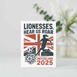 Lionesses, Hear Us Roar - Engelska kvinnokonsolen Vykort