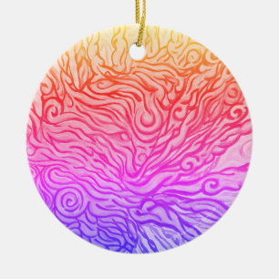 Lionfish Ceramic Ornament - konst av NessieYaraArt