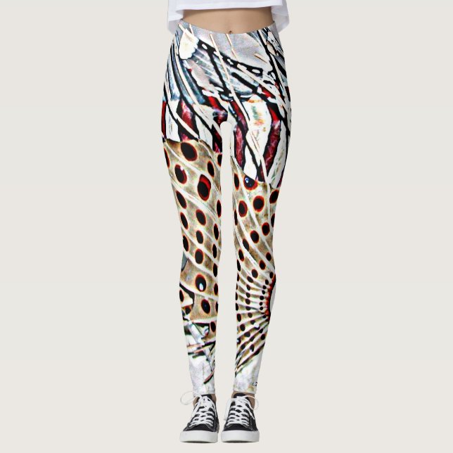 LIONFISH I NEUTRALTER LEGGINGS (Framsida)