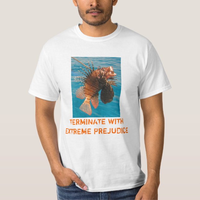 Lionfishdöd (tändare) t shirt (Framsida)