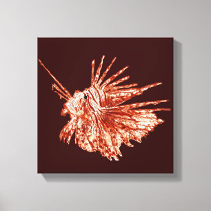 Lionfishen Canvastryck
