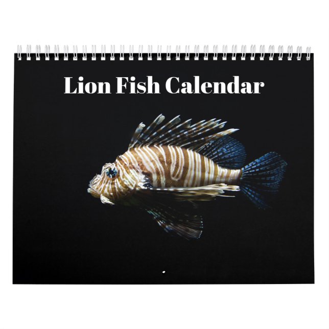 Lionfisk 2025 kalender (Omslag)