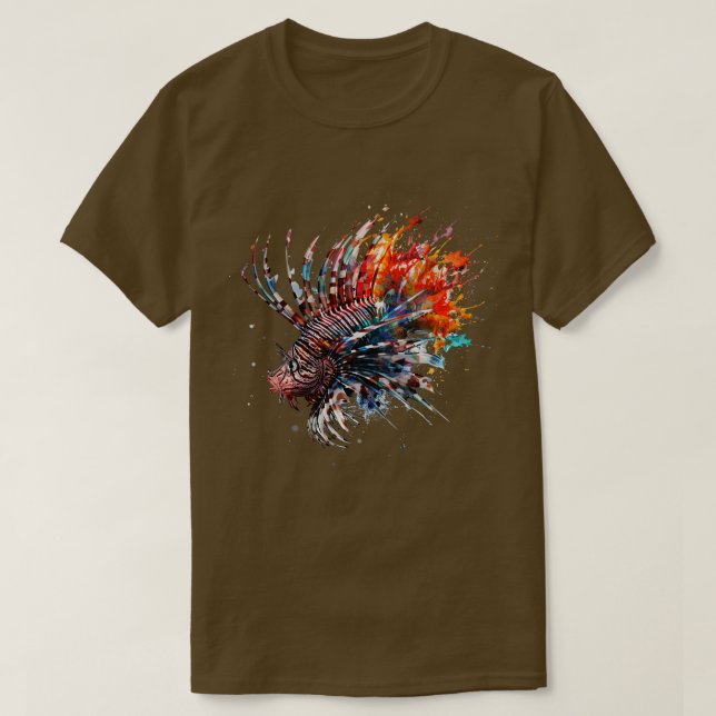 Lionfisk T Shirt (Design framsida)