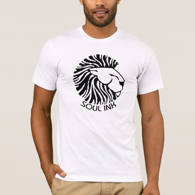 lionheadtxt tee (Framsida)