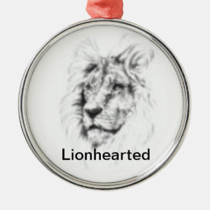 Lionhearted prydnad julgransprydnad metall