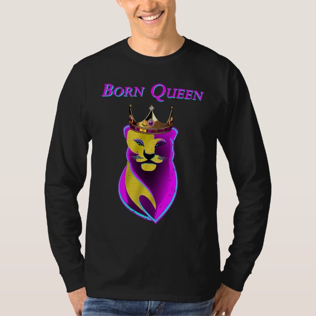 Lionne avec couronne t shirt (Framsida)