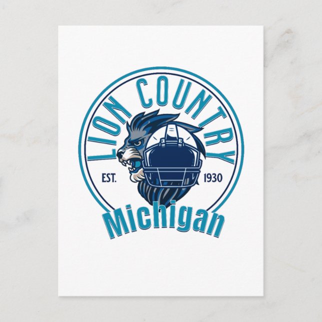 Lions country vykort (Framsida)