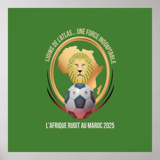 Lions de l’Atlas Poster (Framsidan)