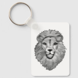 Lion's Head Mens Keyring Keychain Nyckelring