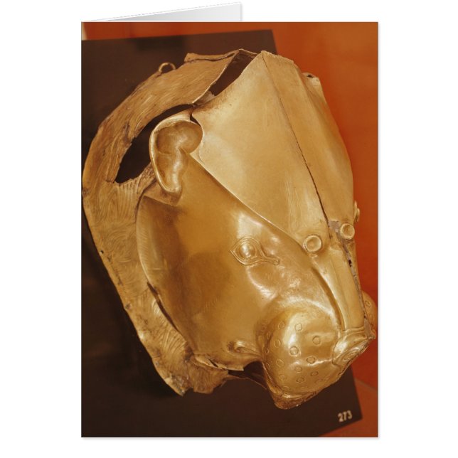 Lions head rhyton hälsningskort (Framsidan)