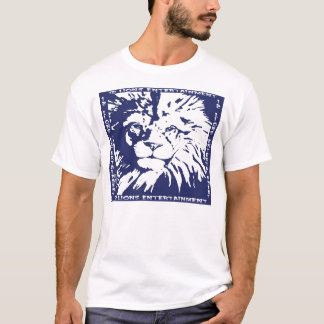 Lions huvud - blått t-shirt