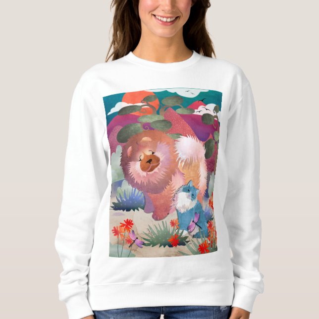 LIONZ OCH DRAGONZ -WHITE STILAR väljer stil  T Shirt (Framsida)