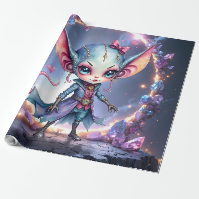 Liora – Kristallhjärta från stjärnorna  Presentpapper (Utrullad)