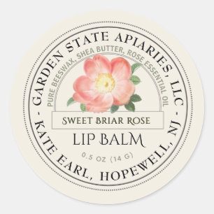 Lip Balm-märkning med gammal Ro i världen på Elfen Runt Klistermärke