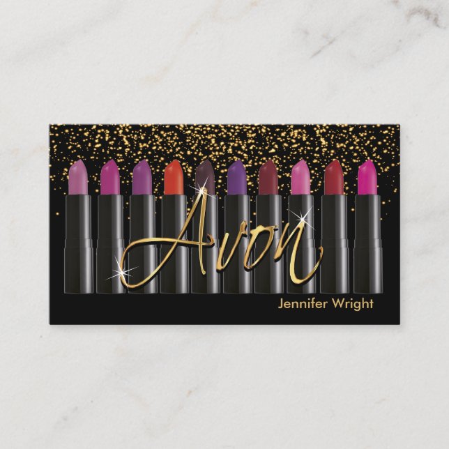 Lip Färg Lipstick - Avon Visitkort (Framsida)