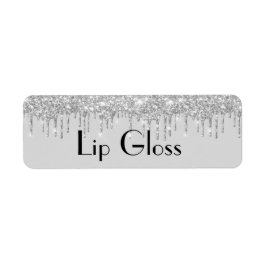 Lip Gloss-etikett Returadress Etikett