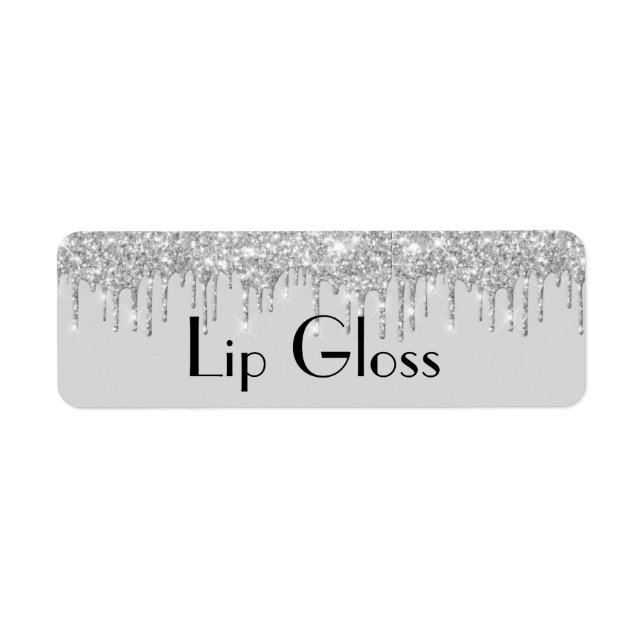 Lip Gloss-etikett Returadress Etikett (Framsidan)