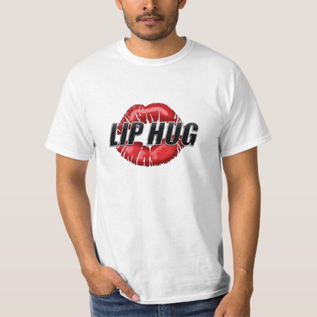 Lip Hug Läppar Logotyp Tee (Framsida)
