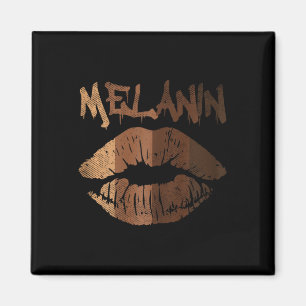 Lip Kiss Blm Bhm Black History Afro Pride Kvinnor  Magnet