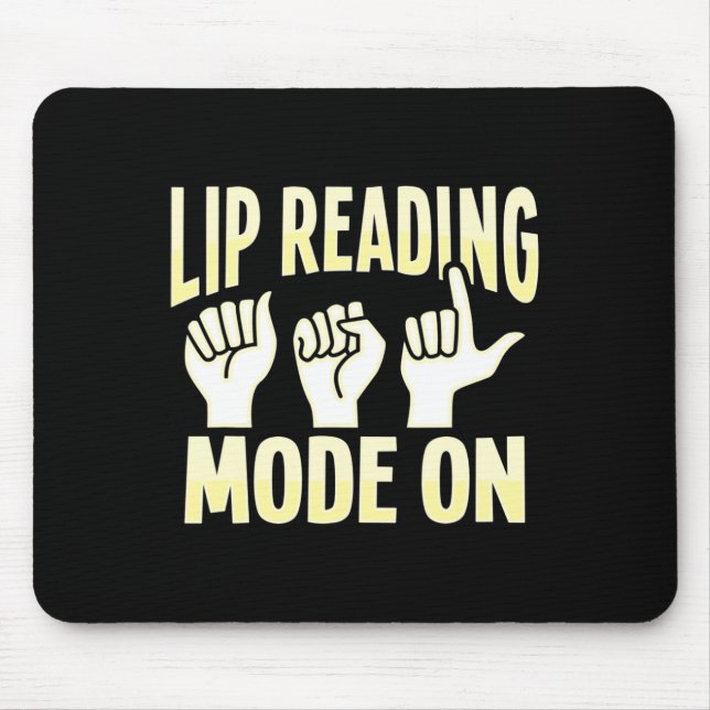 Lip Reading ASL Hand Gesture Döv Hearing Loss Awa Musmatta (Framsidan)