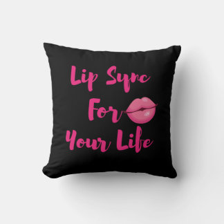 Lip Sync for Your Life Tote Bag Kudde